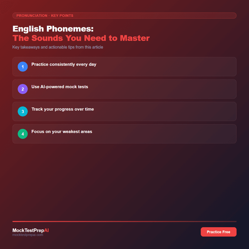 English Phonemes: The Sounds You Need to Master infographic